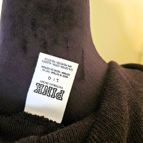 VS PINK Vintage Black and Gold 3PC Bling Set RARE size L - Picture 9 of 10